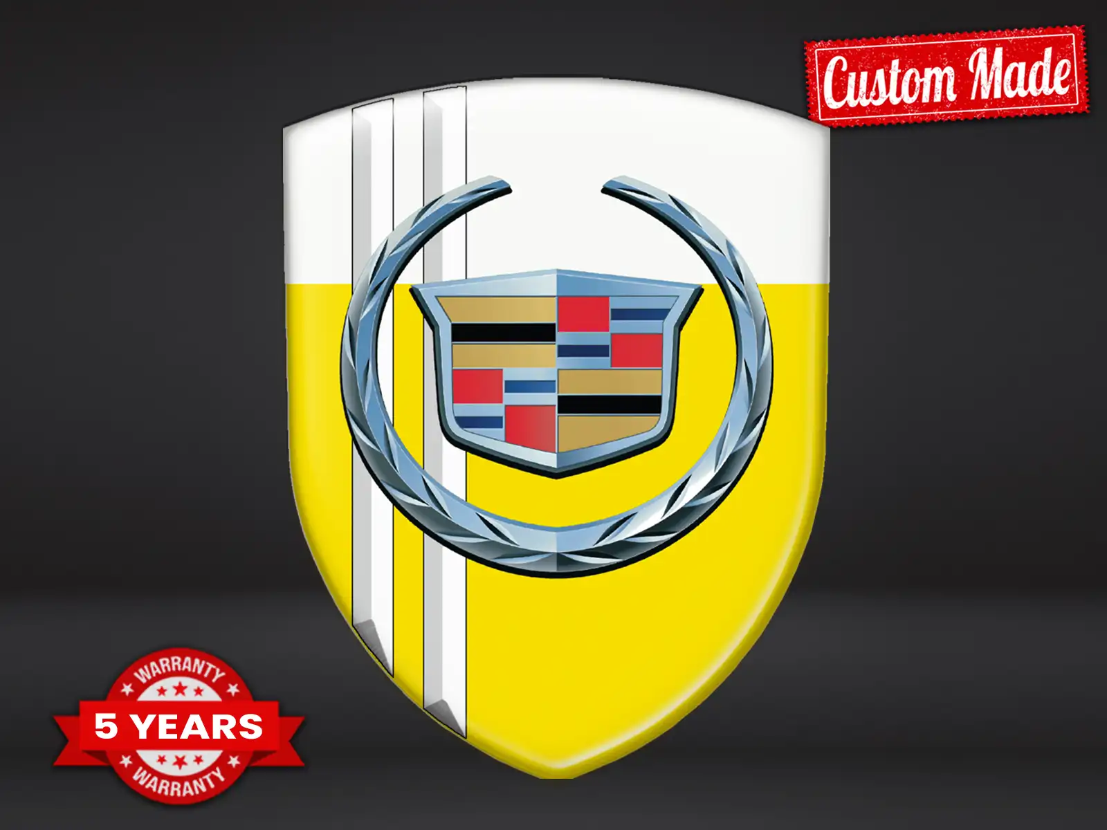 Cadillac Logosticker Auto Robust Hochwertig Professionell